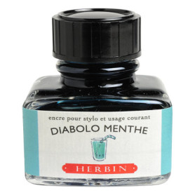 Flacon d'encre Diabolo Menthe 30 ml pour stylo-plume - Jacques Herbin