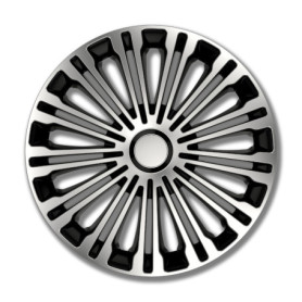 Enjoliveurs 16" Argent et Noir - Lot de 4 par Petex