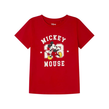 T-shirt Rouge Mickey Mouse Femme - Springfield