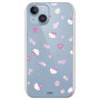 Coque Souple Transparente Hello Kitty Fleurs pour iPhone 15 Plus