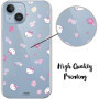 Coque Souple Transparente Hello Kitty Fleurs pour iPhone 15 Plus
