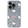 Coque Souple Transparente Hello Kitty pour iPhone 15 Pro - Style Kawaii