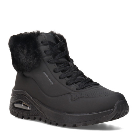 Bottes d'hiver Skechers Uno Rugged Femme - Noir, Taille 36 EU