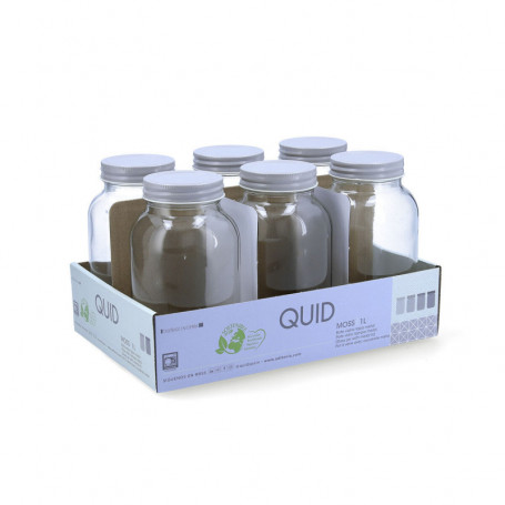 Bocal Quid Moss Gris verre (1 L) (Pack 6x) 36,99 €