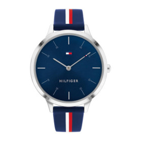 Montre Analogique Femme Tommy Hilfiger avec Bracelet en Silicone Bleu