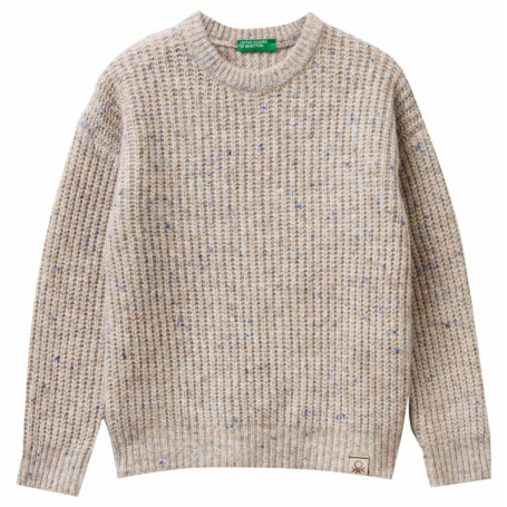 Pull en Maille Gris pour Enfants - United Colors of Benetton