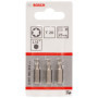 Jeu de 3 Embouts de Vissage Bosch Extra-Durs pour Vis Torx T15