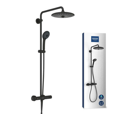 Colonne de Douche GROHE Vitalio Joy 260 avec Thermostatique - Phantom Black