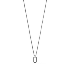 Collier Homme MVMT Collection HEX Noir - Élégance Minimaliste