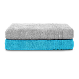 Lot de 2 Serviettes de Sauna XXL en Coton - Douces et à Séchage Rapide