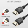 Câble HDMI enroulé 8K 48Gbps - Compatible PS5, Xbox et PC