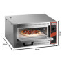 Four à Pizza Saro Palermo 1 - Cuisson Optimale pour Pizzas Ø 33 cm