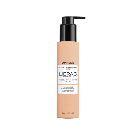 Lierac Sunissime - Soin Autobronzant Corps 150ml - Lait Hydratant pour un Hâle Doré Naturel