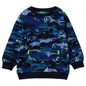 Sweat à Capuche Multicolore pour Enfants - United Colors of Benetton