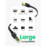 UGREEN Câble Ethernet Cat 7 Plat 10Gbps 600MHz RJ45 Tressé pour Consoles et PC - 8M