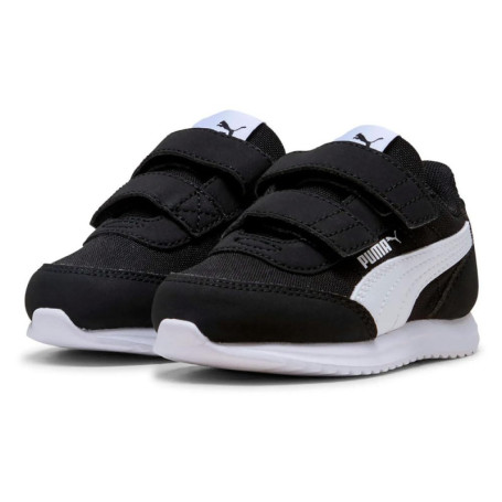 Sneakers PUMA R78 Lightwind V Inf pour Bébé - Noir et Blanc, Taille 26 EU