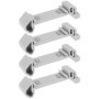 ECSiNG Lot de 4 Adaptateurs de Rail DIN NS 35 pour Modules Électriques
