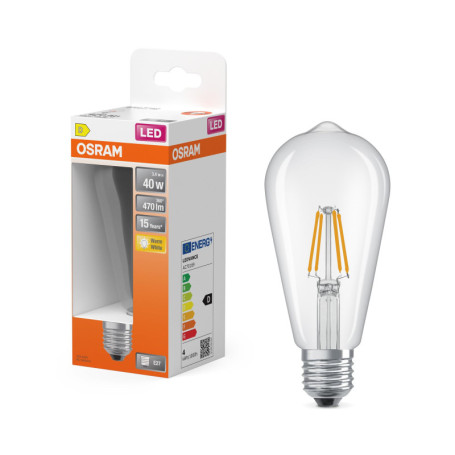 Ampoule LED Vintage OSRAM Star Edison ST64 3,4W E27 2700K