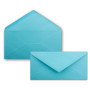 Enveloppes Turquoise DIN Long - Lot de 25 - Fermeture Humide