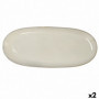 Plat à Gratin Bidasoa Ikonic Blanc Céramique (36 x 16 cm) (Pack 2x) 55,99 €