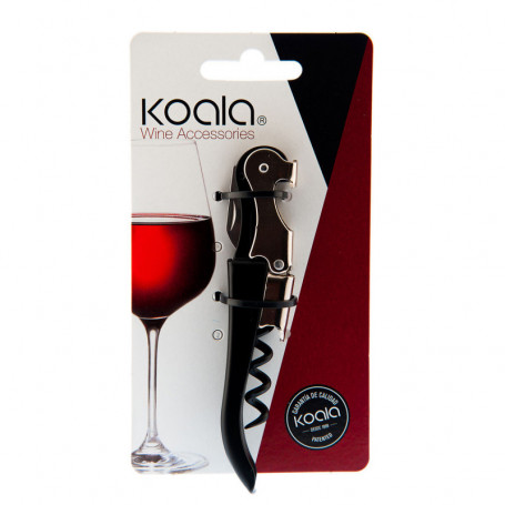 Tire-bouchon de serveur Koala Noir Métal (11,1 x 3 x 1,2 cm) 14,99 €