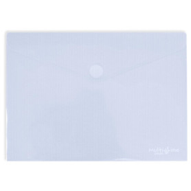 Lot de 5 Enveloppes Transparentes A3 Grafoplás - Protection Documents Bleu Clair
