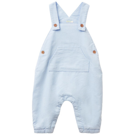 Salopette en Velours Bleu pour Bébé Garçon - United Colors of Benetton