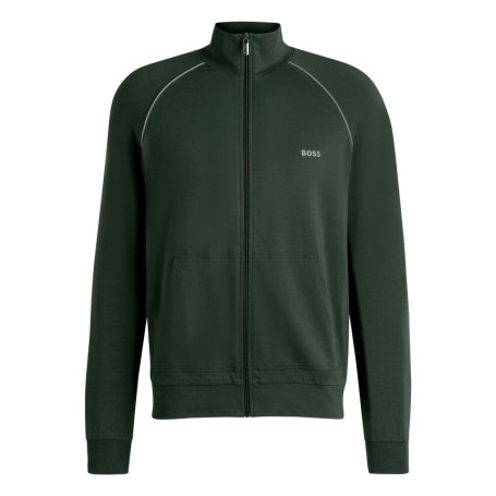Veste en coton stretch BOSS Mix&Match pour hommes - Open Green
