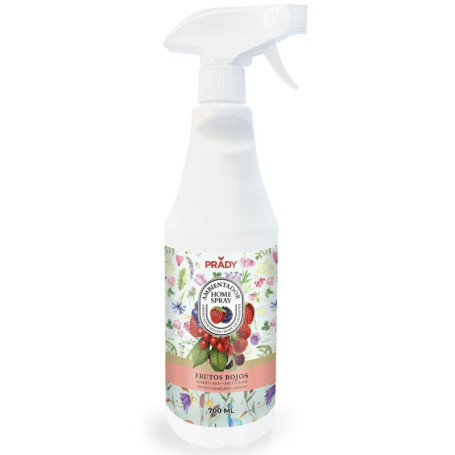 Prady Spray Désodorisant Fruits Rouges 700 ML - Parfum Frais et Fruitée