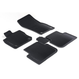 Tapis de Sol en Caoutchouc Premium pour Volkswagen Tiguan 3 - Ensemble de 5 Tapis Noir