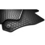 Ensemble de 4 Tapis de Sol en Caoutchouc pour Volkswagen Tiguan 3 - Noir