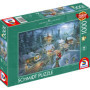 Puzzle 1000 pièces La Nuit Silencieuse du Père Noël par Thomas Kinkade