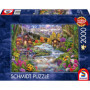 Puzzle 2000 pièces Idylle Fluviale dans les Montagnes - Schmidt