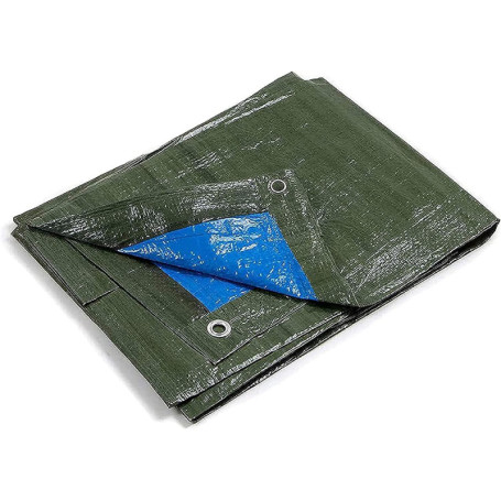 Bâche Bicolore Kippen 2x3m - Imperméable et Résistante