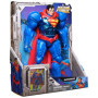 Figurine d'Action Superman Metal Force 30 cm avec Cape en Tissu