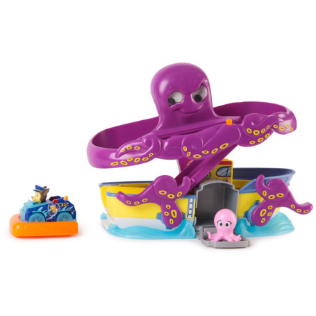 Kit de Jeu PAW Patrol Pup Squad avec Pieuvre et Chase Racer
