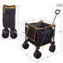 Chariot de Transport Pliable AKTIVE pour Plage et Jardin - Capacité 80 kg