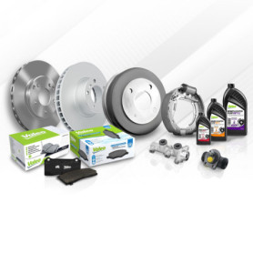 Disques de frein ventilés VALEO 672757 pour Essieu Avant - Boîte de 2