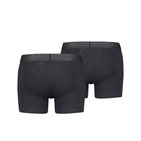 Lot de 2 Boxers en Coton Biologique Levi's pour Homme - Noir