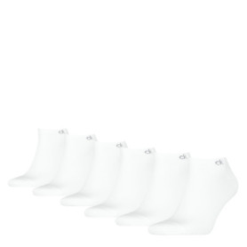 Lot de 6 Paires de Chaussettes de Sport Blanc pour Homme - Calvin Klein