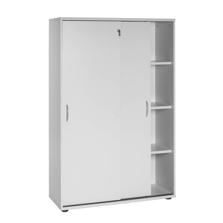 Armoire de Classement Manni en Gris Clair - Möbelpartner