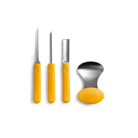 Lot de 4 Ustensiles de Décoration pour Citrouilles - IBILI