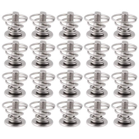 EMSea Lot de 20 Vis à Ressort pour Radiateurs de Carte Graphique M2 x 6,8 mm