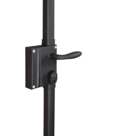 Serrure en applique Bricard A2P* Astral 3 points - Anthracite, Sens Gauche