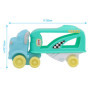 Camion Transporteur Multicolore avec 2 Voitures Souples - JC Toys