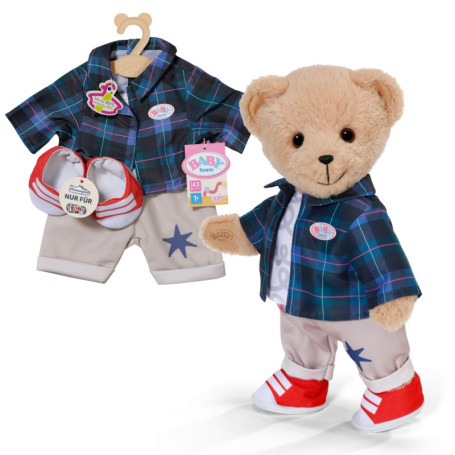 Tenue Teddy BABY born avec Veste et Chaussures Tendance