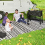 Chariot de Transport Pliable Outsunny 350L - Idéal pour Camping et Jardinage