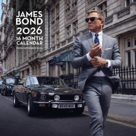 Calendrier Carré James Bond 2026 - Édition Limitée