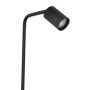 Lampadaire Eglo Rigomagno Noir avec Spot Orientable pour Salon