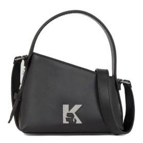 Mini Sac Cuir Noir KLJ Geo de Karl Lagerfeld Jeans